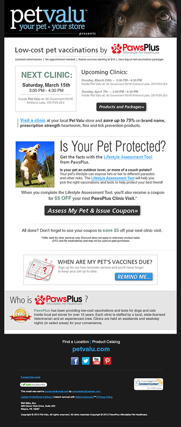 PetValu Email